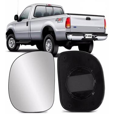 Imagem de Lente Retrovisor C/Base F250 1998/2011 Esquerdo Metagal