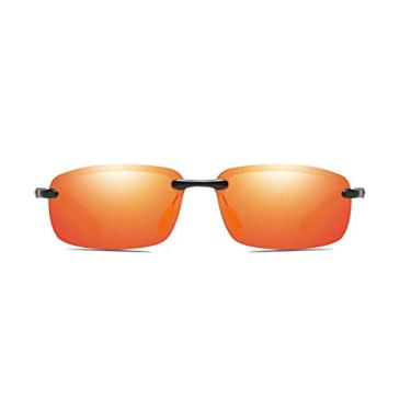 Imagem de Efashion Óculos de sol aviador clássicos, lentes polarizadas de liga de Al-Mg, 100% bloqueio UV, Preto, Medium