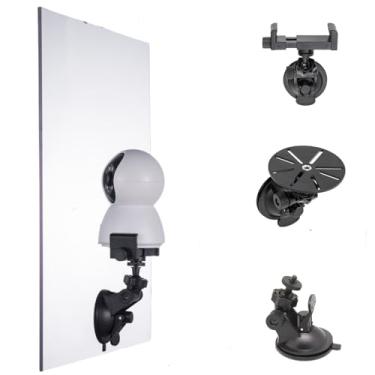 Imagem de LamYHeng Pacote com 2 suportes de janela para câmera de segurança, suporte giratório de sucção, compatível com monitor de câmeras de segurança universais (2)