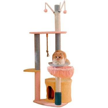 Imagem de Arranhador Para Gatos Árvore de Gatos Pet Multi Níveis Casinha Brinquedo Pet