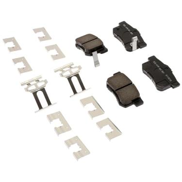 Imagem de ACDelco Professional 17D536CHF1 Kit de pastilhas de freio a disco traseiro de cerâmica com molas e clipes