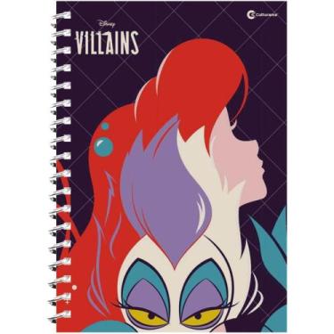 Imagem de Caderno 01X1 Capa Dura Disney Vilas 80FLS - Sao Domingos