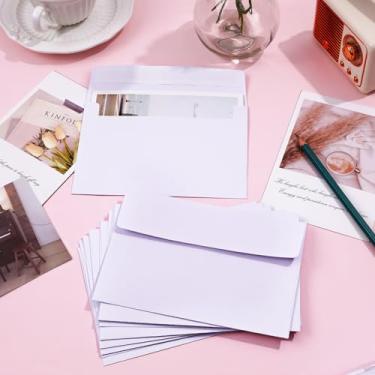 Imagem de 20 pacotes de envelope branco A4 de 10 x 15 cm, envelopes autoselados para casamentos, cartões postais, cartões comemorativos, correspondências