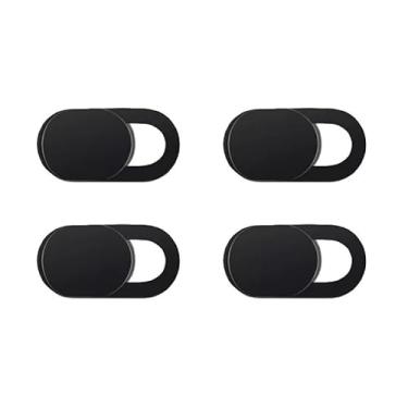 Imagem de Capa deslizante de webcam para laptop, telefone, tablet e proteção de privacidade da câmera de mesa, bloqueador de câmera anti-espião, conjunto de 4