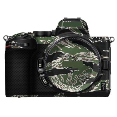 Imagem de Z 5 Película protetora para o corpo da câmera película adesiva para Nikon Z5 Vinil Wrap Film Mirrorless (Tiger Stripe Camo)
