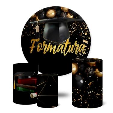 Imagem de Trio Capas Cilindro + Painel Sublimado 1,50m Formatura (K1FOR0005)