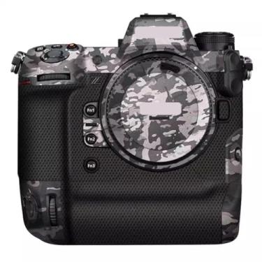 Imagem de Z 9 Adesivo de câmera anti-arranhões revestimento protetor de corpo película protetora capa para Nikon Z9 (Camuflagem de campo)