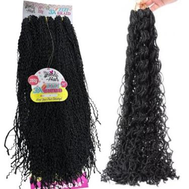 Imagem de Cabelo Miojinho Trançado Yan Hair Pacotão 350 Gr Varias  Cores - mhair