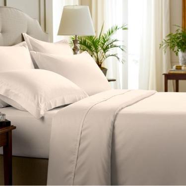 Imagem de Jogo de Cama Casa Di Valle Solteiro King 2 peças 400 Fios 100% Algodão