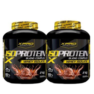 Imagem de Kit 2x Whey Protein Iso Protein Blend Complex 2Kg XPro Nutrition, 4 Kg