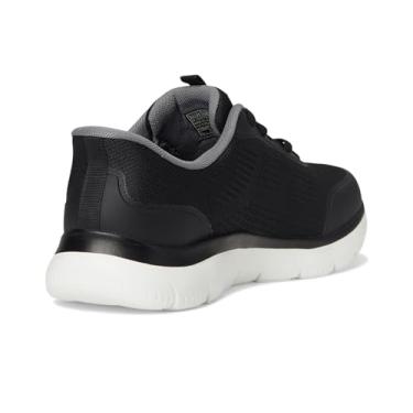 Imagem de Skechers Tênis masculino Summits Leyter Hands Free Slip-in, Preto/branco, 10 Wide