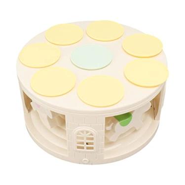Imagem de Cryfokt Máquina de Sobremesa Rotativa Automática, Suporte de Exibição Em Carrossel de LED, Mesa Giratória para Casamentos, Aniversários, Feiras Comerciais (ABSSongs)