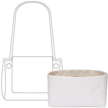 Imagem de FANJI Project Bolsa organizadora para bolsa YSL Monograma Nolita Mini, ajuste personalizado dentro de bolsa premium Craie leve resistente à água