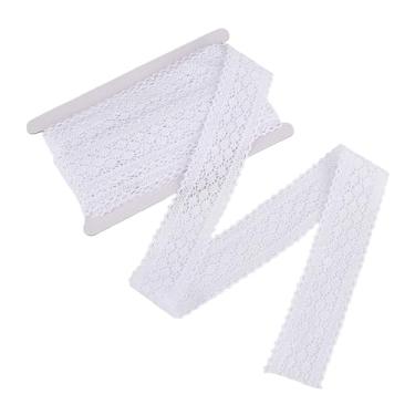 Imagem de letsinstyle Acabamento de renda de algodão de 10 metros, renda de crochê de 4,8 cm de largura para artesanato, borda de renda bege para embalagem de Natal, faça você mesmo, vestido de noiva, vestido