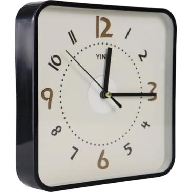 Imagem de Relógio de Parede, TT Brasil, Quadrado, 3 Modelos Sortidos, 20,2 cm