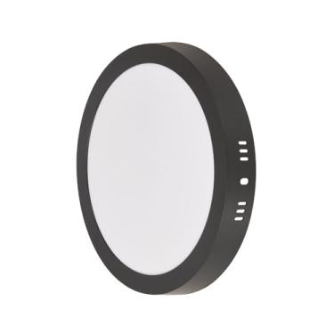 Imagem de Painel LED Play Sobrepor Redondo 18W Bivolt 6.500K - Preto