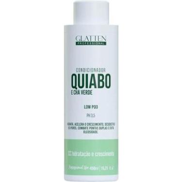 Imagem de Glatten Quiabo e Chá Verde - Condicionador Hidratação e Crescimento 450ml-Unissex