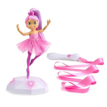 Imagem de Twirl Along Dancing Doll, Lena Ballerina, with Wand and Light-Up Stage (Ages 3+)