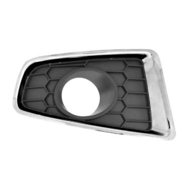 Imagem de GCOMPONENTES, Grade Farol Milha Sandero 12 A 14 C Furo Aro Cromado Direito