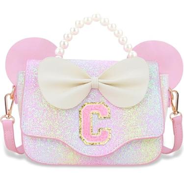 Imagem de Luchike Presentes de aniversário para meninas – Bolsa tiracolo infantil para princesas, presentes de Natal, Rosa - G
