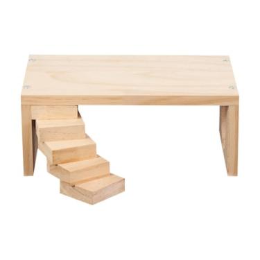 Imagem de Plataformas de gaiola de hamster – Esconderijos de hamster com ponte de escada, brinquedo de atividade de exercício para enriquecimento de animais de estimação para camundongos anões cobaias