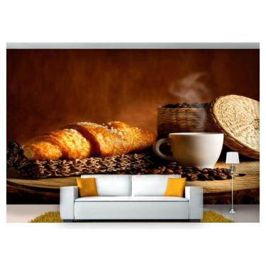 Imagem de Papel De Parede Café Da Manhã Gãos De Café 3D Al64 - Você Decora