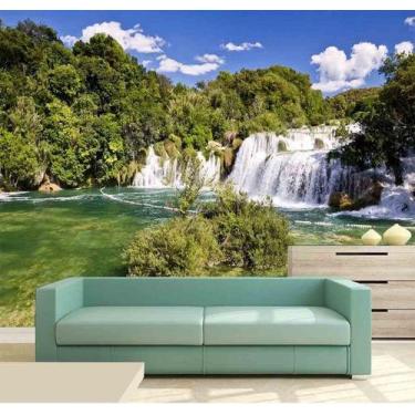 Imagem de Papel de Parede - Painel Adesivo Cachoeira 3D 2M² na 010 - Voce Decora