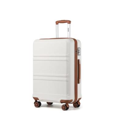 Imagem de Mala Kono 24" Lightweight Spinner TSA Lock Cream