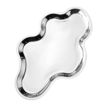 Imagem de Fenteer Bandeja decorativa para pequenos objetos, organizador de perfumes, bandeja para banheiro, para perfumes, joias, chaves, caixa acoplada do vaso