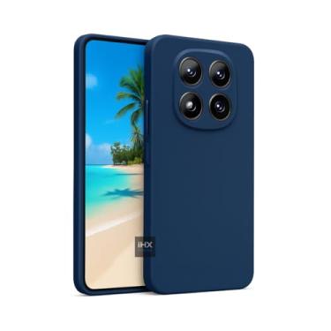 Imagem de Capa Capinha Case Compatível Xiaomi Poco X7 Silicone Aveludada Anti Impacto Reforçada Emborrachado Com Proteção De Câmera Premium (AZUL MARINHO)