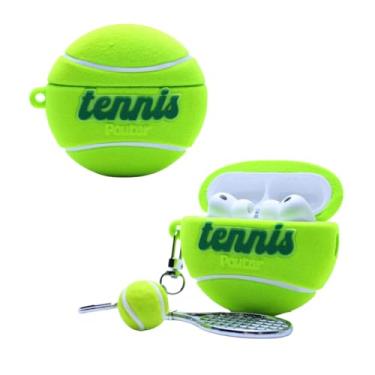 Imagem de Capa Protetora Nerdcase Compatível com AirPods Pro 3, Bola de Tênis