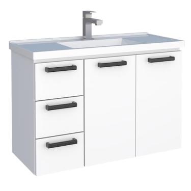 Imagem de Toucador em aço Damasco branco - Cozimax