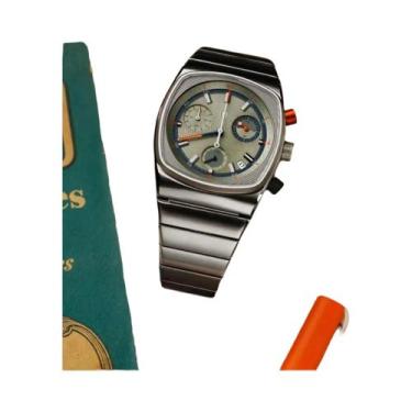 Imagem de 2025 novo relógio masculino quadrado nicho luz luxo masculino high-end