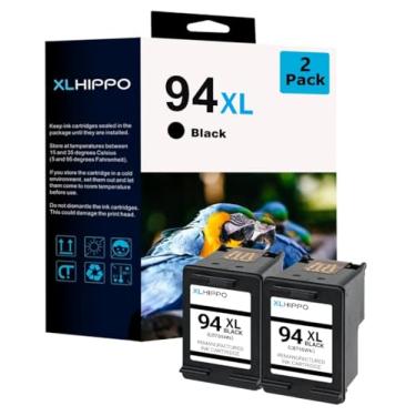 Imagem de Cartucho de tinta de substituição 94XL para HP 94 cartucho de tinta compatível com impressora HP Deskjet 460 5740 Officejet 100 150 H470 Photosmart B8300 B8330 PSC 1600 1610 (1 preto, C8765WN)