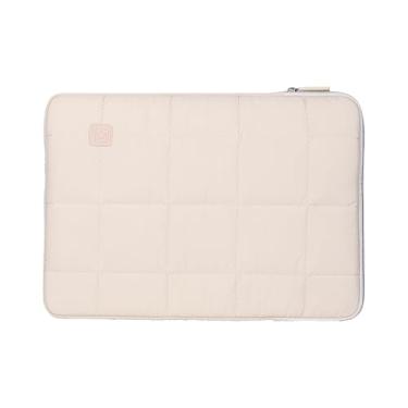 Imagem de Incipio – Capa para laptop, capa protetora acolchoada macia de 40 cm para laptops, ultrabooks e MacBooks, zíperes suaves e amortecimento com absorção de choque (bege)