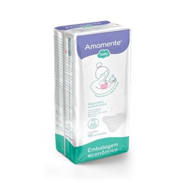 Imagem de Algodão Quadrado Amamente® Baby 100 UN