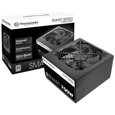 Imagem de Fonte 700W Thermaltake Smart Series - PFC Ativo - Eficiência 80% - 80 PLUS® White - PS-SPD-0700NPCWBZ-W