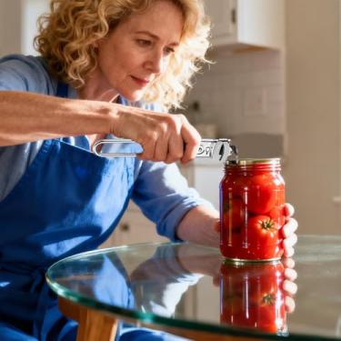 Imagem de Abridor de latas | Ferramenta de remoção de tampa lisa ajustável | Abridor de lata de cozinha de aço inoxidável | Para balcão, balcão, praia, apartamento, armário, cerveja refrigerante