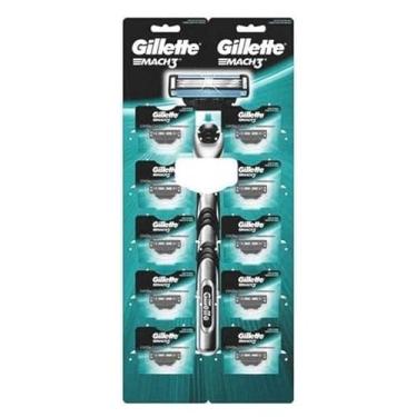 Imagem de Gillette Mach 3 Carga Regular Cartela, Branco