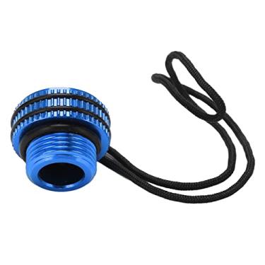 Imagem de KIMISS Protetor do Tampão da Tomada da Poeira Válvula do Tanque de Mergulho Com Cabo, Tampa Tanque Ruído Mergulho para a Proteção Segura Válvula (#3)