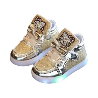 Imagem de Tênis Esportivos LED Para Crianças Com Luzes Luminosas Para Meninos E 