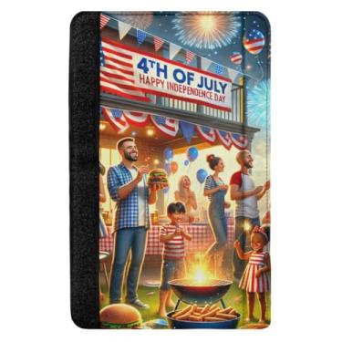 Imagem de TSENQUE Capa para cinto de segurança de 4 de julho Capa de cinto de segurança automotiva alça de ombro almofada de ombro