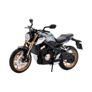 Imagem de Modelo De Motocicleta Diecast Honda CB650 CB400F Em Escala 1:12 Com Di