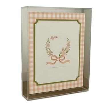 Imagem de Moldura Caixa Quadro Acrílico Transparente Cristal Para Mesa Aparador Estante – Foto Diploma Arte(21 x 30 x 5 (A4))