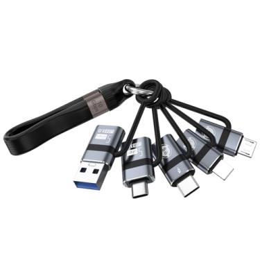 Imagem de Liaoan Adaptador USB C para Micro, Conversor OTG USB A para Tipo-C 3.0, Conversor IP para USB C e Adaptador Tipo-C para USB A OTG 3.0 (6 Peças), Suporta Carregamento Rápido e Transferência de Dados