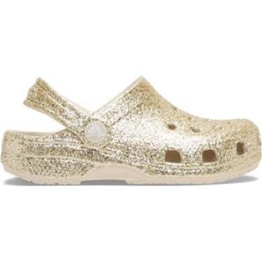Imagem de Sandália Crocs Classic Chunky Glitter Clog T Sandstone-Unissex