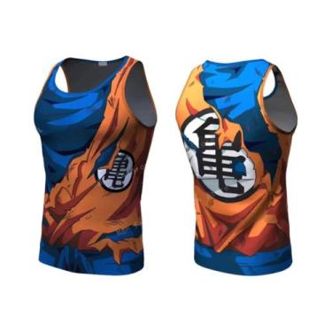 Imagem de Camiseta Sem Mangas 3D Anime Para Homens, Rápido Secagem, Para Corrida