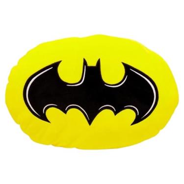 Imagem de Zonacriativa - Almofada Formato Huggy Batman DC Comics | Travesseiro Multifuncional para aquecer as mãos e guardar acessórios | Toque soft e fibra siliconada