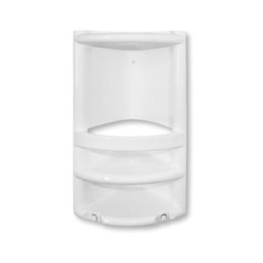 Imagem de Cantoneira Organizadora de Banheiro com 2 Prateleiras – Organizador de Box Compacto, Resistente e Clean