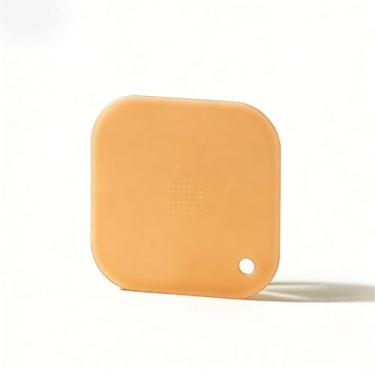 Imagem de 1 peça tábua de corte quadrada amarelo limão gelo: 18,5 x 18,5 cm tábua de cortar dupla face para frutas e vegetais